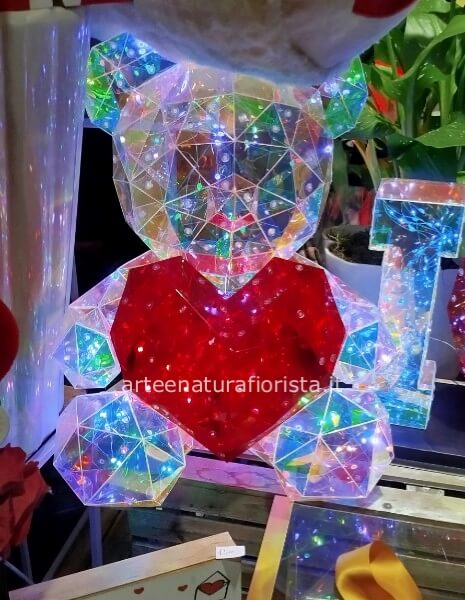 Orso luminoso in plex